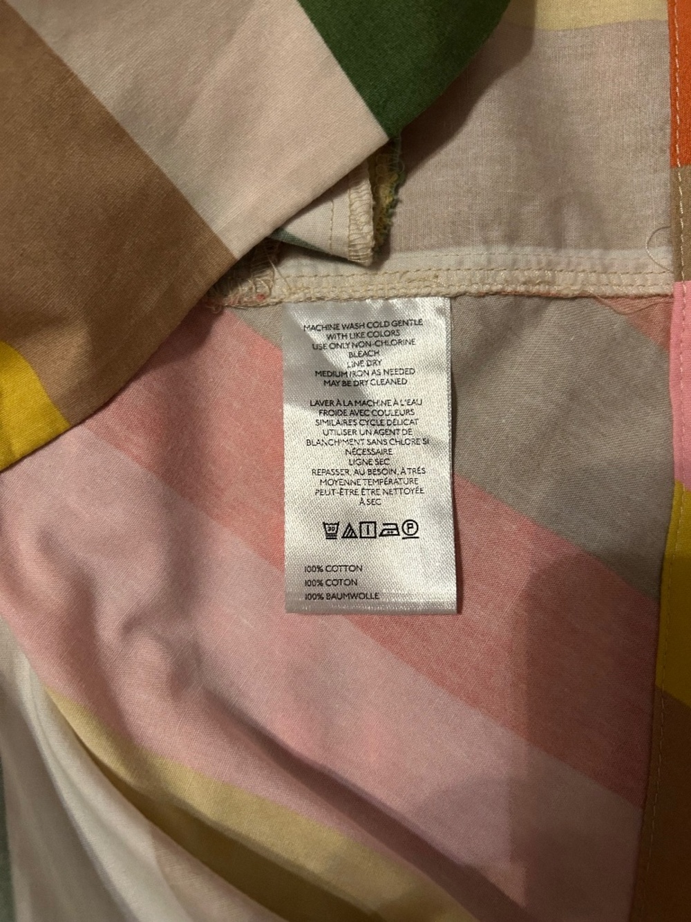 Maeve Anthropologie Emmy Short Sleeve Swing Mini Dress Striped Size small